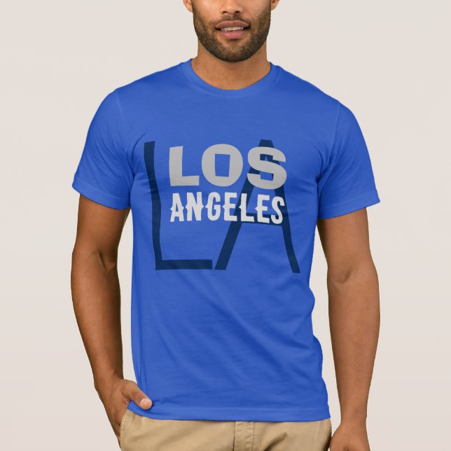 T-shirt Californie Los Angeles City USA Retro Vintage (Devant)