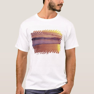 T-shirt Californie, près de Santa Cruz, vue de la plage à