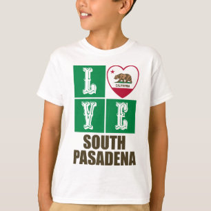 T-shirt Californie République Drapeau Amour Sud Pasadena