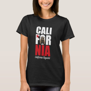 T-shirt Californie République Ours avec lunettes de soleil