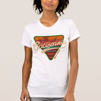 T-shirt Californie West Coast tourbillon palmier soleil vi