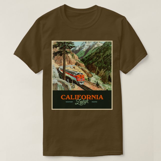 T-shirt Californie Zephyr (Design devant)
