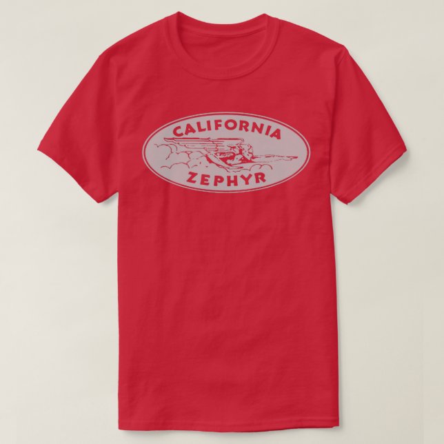T-shirt Californie Zephyr (Design devant)