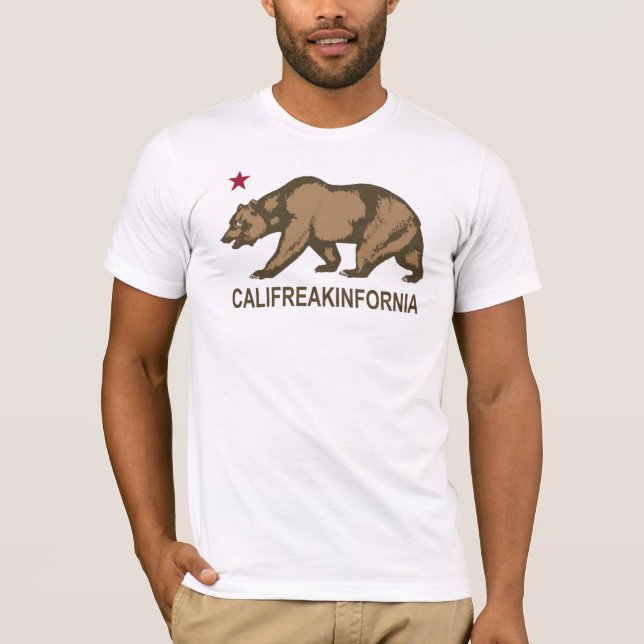 T-shirt Califreakinfornia (Devant)