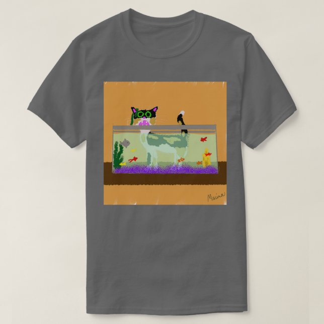 T-shirt CaliLoco Fait Un Peu De Pêche (Design devant)