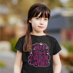 T-Shirt Câlins, baisers et vœux de la Saint-Valentin, Cœur