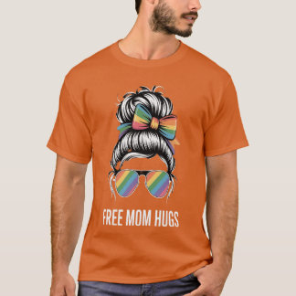 T-shirt Câlins de maman gratuits cadeau LGBT