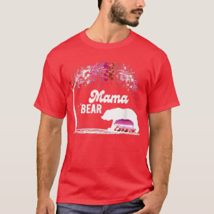 T-shirt Câlins de maman gratuits Fière Mama Bear Fierté le