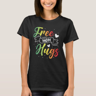 T-shirt Câlins de maman gratuits LGBT Transgenre Bisexuel