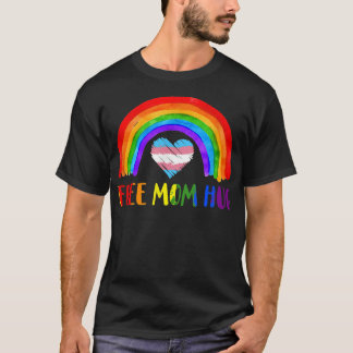 T-shirt Câlins de maman gratuits LGBTQ Fierté gay LGBT Arc