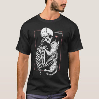 T-shirt Câlins de squelette Costume d'Halloween pour maman
