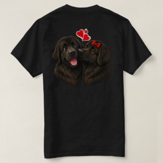 T-shirt Câlins de Terre-Neuve Amour de chiot