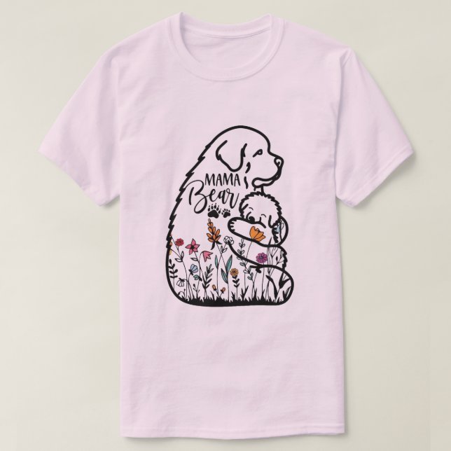 T-shirt Câlins d'ours (Design devant)