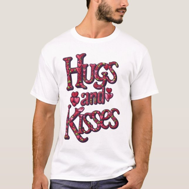 T-SHIRT CALINS ET BISOUS (Devant)