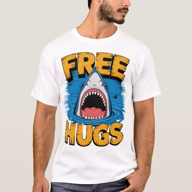 T-shirt Câlins gratuits (Devant)