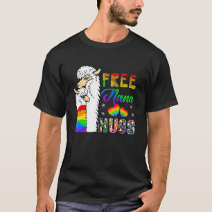 T-shirt Câlins gratuits de Nana Léopard Deux Llamas Fier s