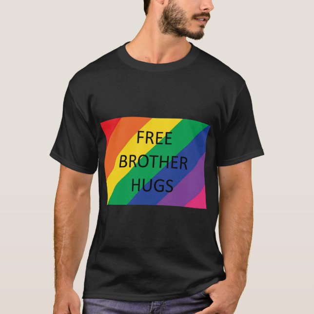T-shirt Câlins Gratuits Frère (Devant)