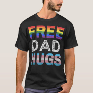 T-shirt Câlins Gratuits Papa Mois Fier De La Fierté Lgbtq
