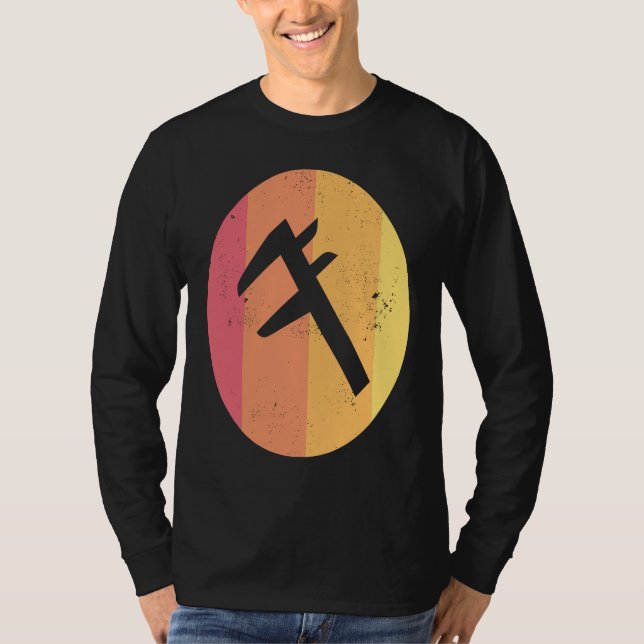 T-shirt Caliper  Distressed Retro Engineer's Tool (Devant)