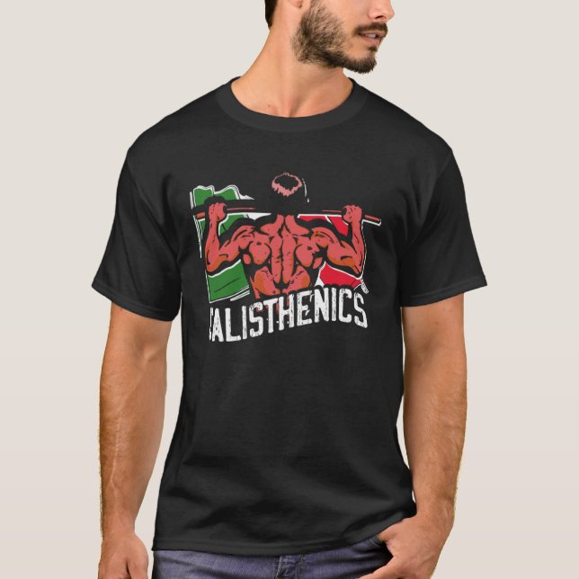 T-shirt Calisthenics Athlete Italy Flag Fitness Street Wor (Devant)