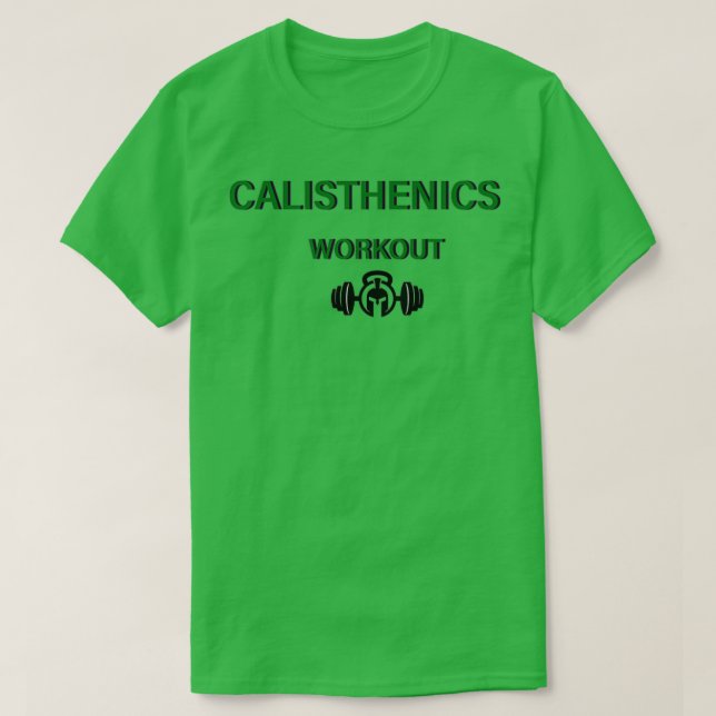 T-shirt Calisthenics workout (Design devant)