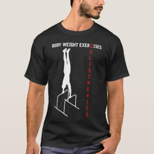 T-shirt Calisthénique Formation Poids corporel Exercices