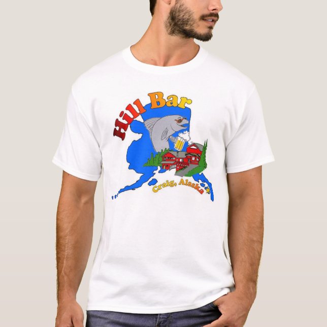 T-shirt _Call de barre de colline j'ivre (Devant)