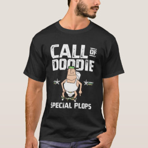 T-shirt Call Of Doodie Special Plops Nerd Gamer Duty Playe
