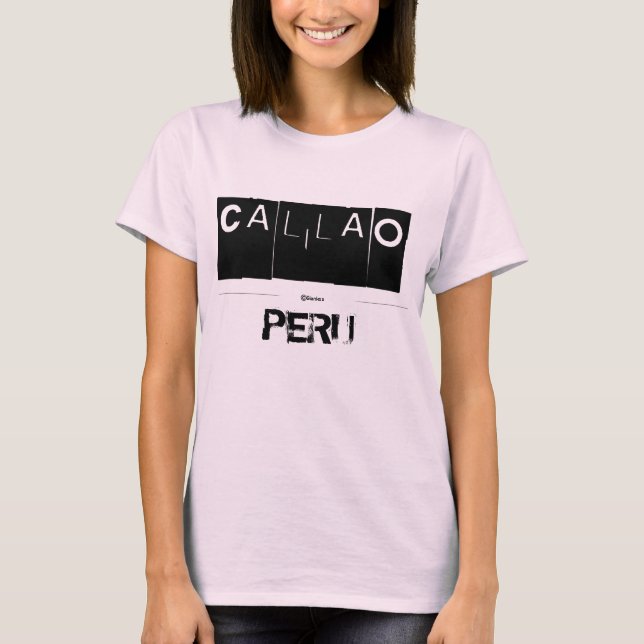 T-shirt Callao, PERU (Devant)