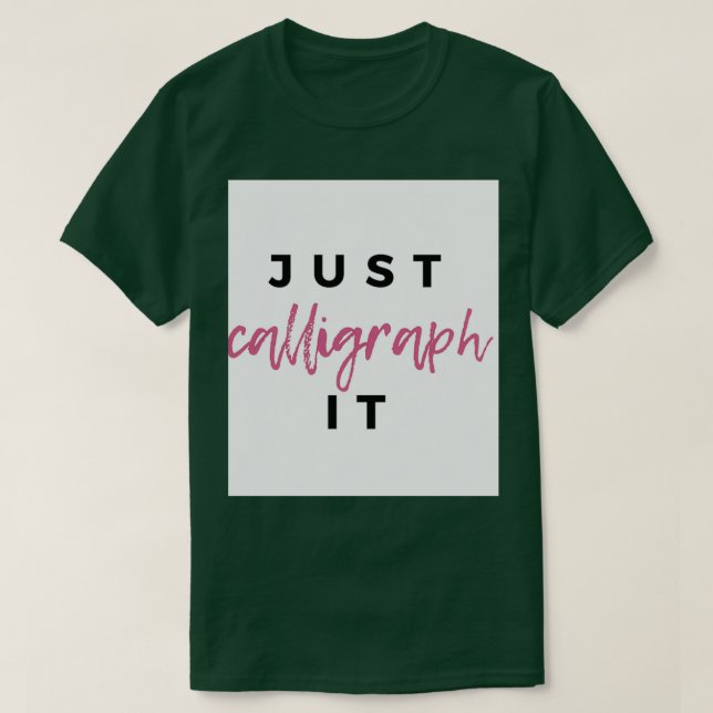 T-shirt Calligraphe (Design devant)
