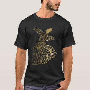 T-shirt Calligraphie arabe Whirling Dervish Sufi