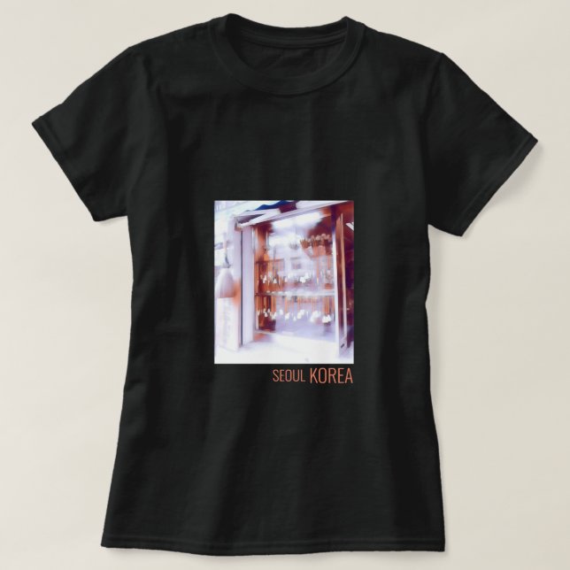 T-shirt Calligraphie art pinceaux magasin d'antiquités Cor (Design devant)