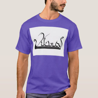 T-shirt Calligraphie de Vikings