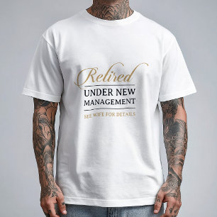 T-shirt Calligraphie Gold Classic Chic Retirée