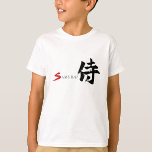 T-shirt Calligraphie japonaise Kanji Samurai