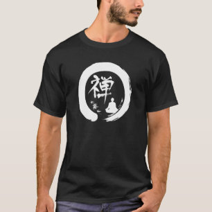 T-shirt Calligraphie zen Calligraphie et peinture bouddhis