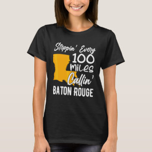 T-shirt Callin' Baton Rouge Concert De Musique Pour Femmes