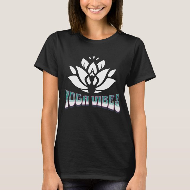 T-shirt Calm Yoga Flow with Mat & Blocks (Devant)