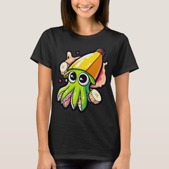 T-shirt Calmar banane (Devant)