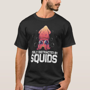 T-shirt Calmar Cool Pour Hommes Femmes Biologie Octopus An