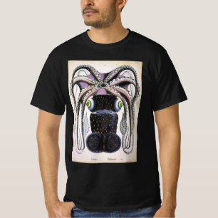 T-shirt Calmar géant ou Pieuvre, Animaux de la Vie Marine