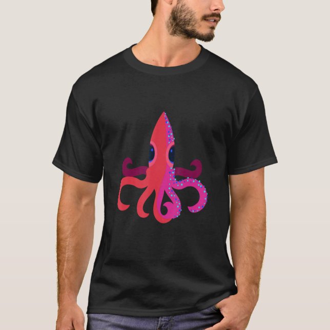 T-shirt Calmar marin (Devant)
