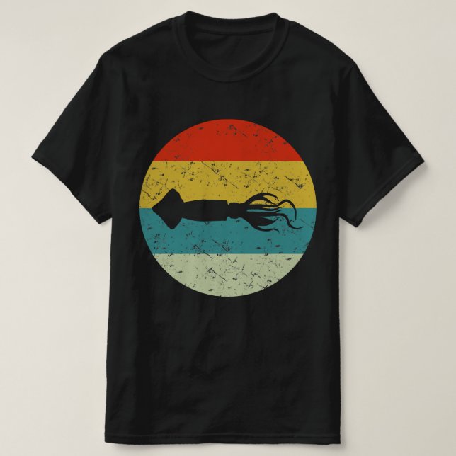 T-shirt Calmar rétro vintage (Design devant)