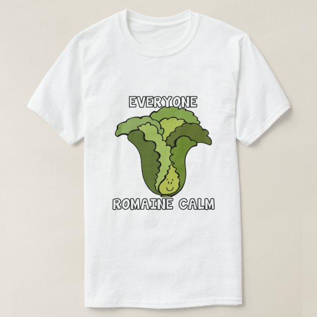 T-shirt Calme de Romaine (Design devant)