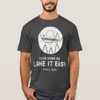 T-shirt Calme Et Lac Il Facile Lake Lover 1