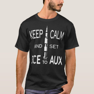 T-shirt Calme et place SCE à AUX avec Saturne pour Rocke