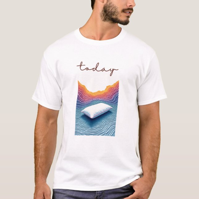 T-shirt Calme Horizon Valley (Devant)