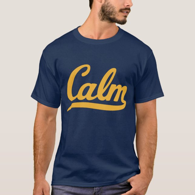T-shirt calme (inspiré du logo Cal) (Devant)