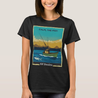 T-shirt calme, le poisson du désir