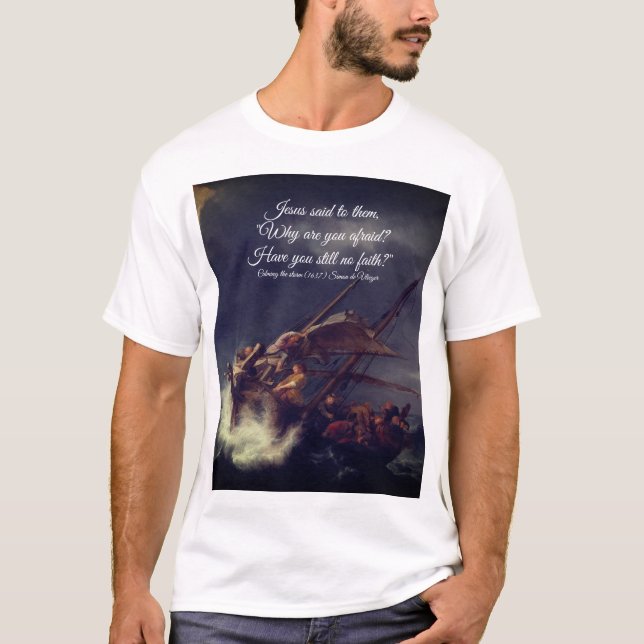 T-shirt Calmer la mer (Devant)